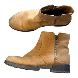 Sorel Boots Women's Size 9.5 Brown Emelie II Waterproof Leather Shoes Booties